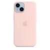 FUNDA IPHONE 14 APPLE SILICONA CHALK PINK MAGSAFE