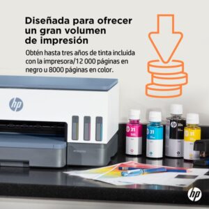 HP Smart Tank Impresora multifunción 7006, Impresión, escaneado, copia, Wi-Fi, Escanear a PDF