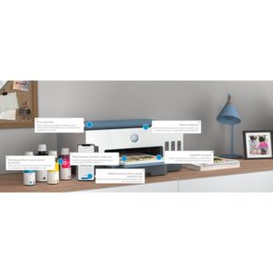 HP Smart Tank Impresora multifunción 7006, Impresión, escaneado, copia, Wi-Fi, Escanear a PDF