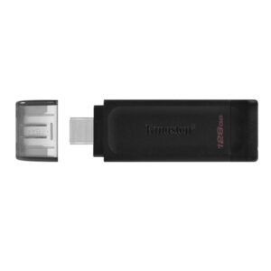 Kingston Technology DataTraveler 70 unidad flash USB 128 GB USB Tipo C 3.2 Gen 1 (3.1 Gen 1) Negro Kingston Technology DataTraveler 70 unidad flash USB 128 GB USB Tipo C 3.2 Gen 1 (3.1 Gen 1) Negro