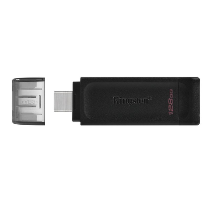 Kingston Technology DataTraveler 70 unidad flash USB 128 GB USB Tipo C 3.2 Gen 1 (3.1 Gen 1) Negro Kingston Technology DataTraveler 70 unidad flash USB 128 GB USB Tipo C 3.2 Gen 1 (3.1 Gen 1) Negro - Imagen 3