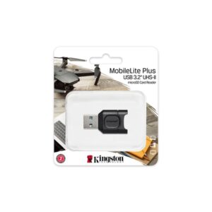 Kingston Technology MobileLite Plus lector de tarjeta USB 3.2 Gen 1 (3.1 Gen 1) Type-A Negro