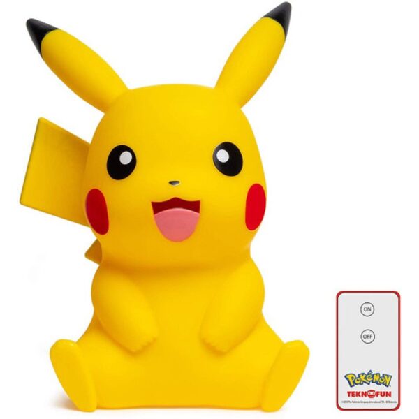 LÁMPARA FIGURA PIKACHU SENTADO 40 CM TEKNOFUN 811356