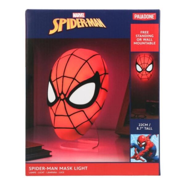 LÁMPARA MÁSCARA DE SPIDER-MAN 22 CM PALADONE PP11357SPM