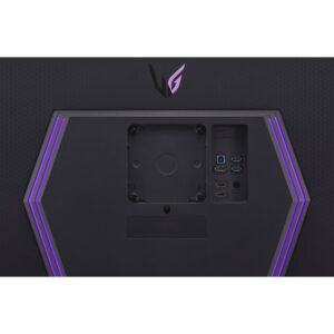 LG 27GR93U-B pantalla para PC 68,6 cm (27") 3840 x 2160 Pixeles 4K Ultra HD LED Negro, Gris, Púrpura
