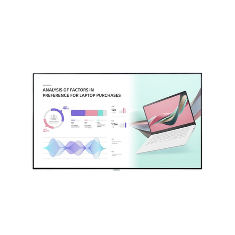 LG 98UH5J-H pantalla de señalización Pantalla plana para señalización digital 2,49 m (98") LCD Wifi 500 cd / m² 4K Ultra HD Negro Web OS 24/7 LG 98UH5J-H pantalla de señalización Pantalla plana para señalización digital 2,49 m (98") LCD Wifi 500 cd / m² 4K Ultra HD Negro Web OS 24/7