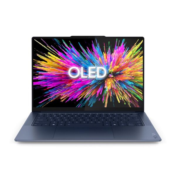 Lenovo Yoga Slim 7 14Q8X9 Qualcomm Snapdragon X1E-78-100 Portátil 36,8 cm (14.5") Pantalla táctil 3K 32 GB LPDDR5x-SDRAM 1 TB SSD Wi-Fi 7 (802.11be) Windows 11 Home Azul