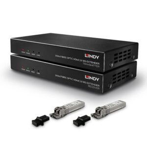 Alternative view of Lindy 38174 extensor audio/video Transmisor y receptor de señales AV Negro