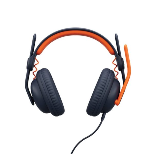 Logitech Zone Learn Auriculares Alámbrico Diadema Educación USB Tipo C Azul, Naranja