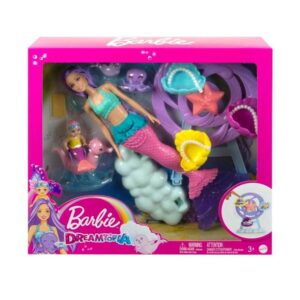 Muñeca Barbie Mattel Sirena Juego Cuidado