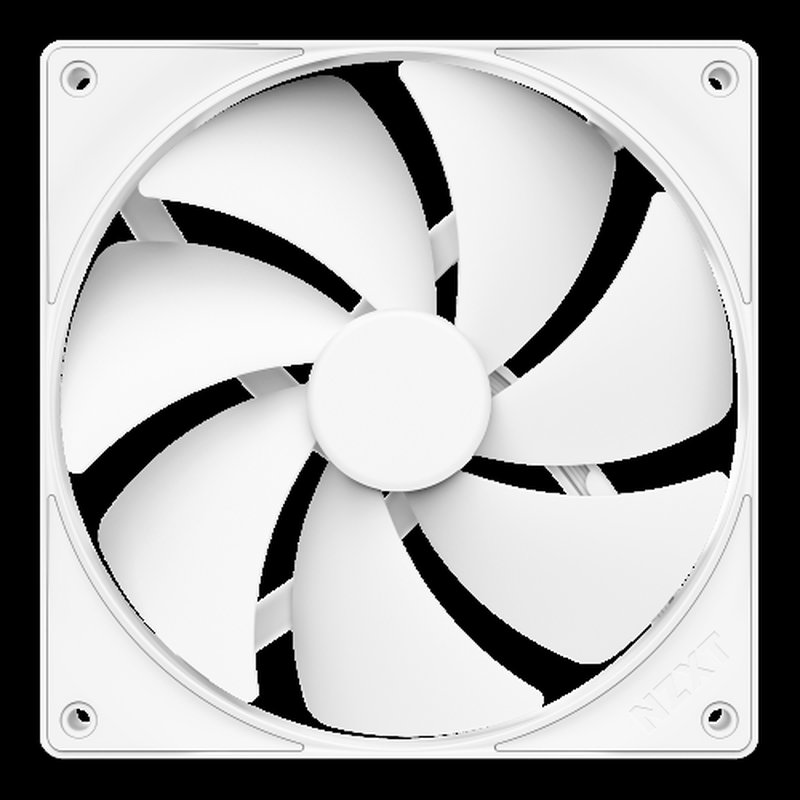 NZXT F140P Carcasa del ordenador Ventilador 14 cm Blanco 1 pieza(s) - Imagen 2