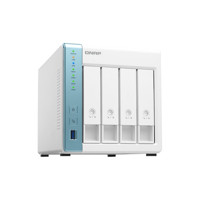 Reacondicionado | QNAP TS-431K servidor de almacenamiento NAS Torre Ethernet Blanco Alpine AL-214 - Imagen 4