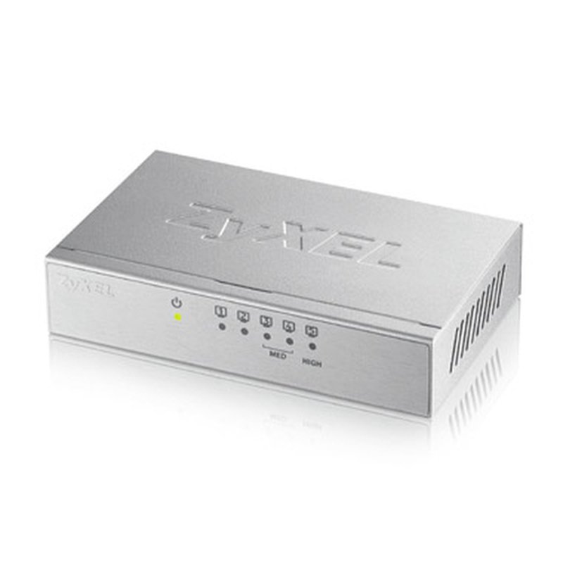 Reacondicionado | Zyxel GS-105B v3 No administrado L2+ Gigabit Ethernet (10/100/1000) Plata Reacondicionado | Zyxel GS-105B v3 No administrado L2+ Gigabit Ethernet (10/100/1000) Plata