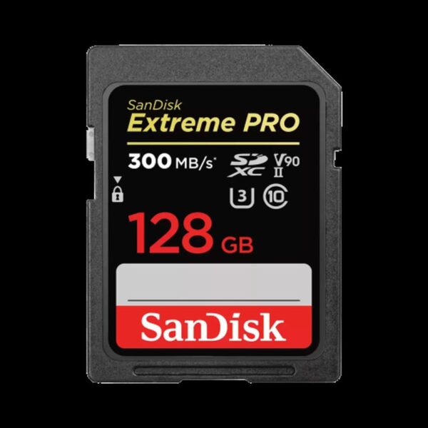 SanDisk Extreme Pro - Tarjeta de memoria flash - 128 GB - UHS-II U3 / Class10 - 1733x/2000x - SDXC UHS-II