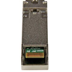 StarTech.com Módulo Transceptor SFP+ Compatible con HPE 455883-B21 - 10GBASE-SR - Fibra Multimodo 10GbE - SFP+ Ethernet Gigabit 10Gb - LC 300m - 850nm - HPE 6120XG, 6120G, Flex Fabric StarTech.com Módulo Transceptor SFP+ Compatible con HPE 455883-B21 - 10GBASE-SR - Fibra Multimodo 10GbE - SFP+ Ethernet Gigabit 10Gb - LC 300m - 850nm - HPE 6120XG, 6120G, Flex Fabric