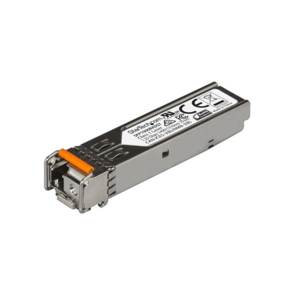 StarTech.com Módulo Transceptor SFP Compatible con MSA sin Codificar - 1000BASE-BX - Fibra BiDi Ethernet Gigabit Monomodo (SMF) de 1 GbE