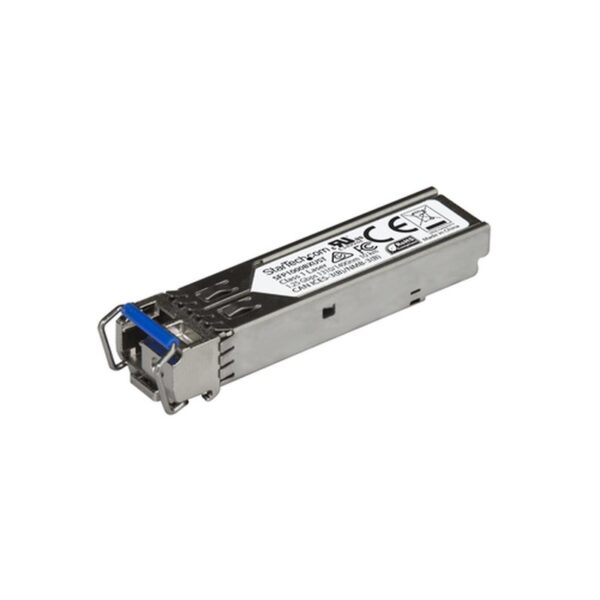 StarTech.com Módulo Transceptor SFP Compatible con MSA sin Codificar - 1000BASE-BX - Fibra BiDi Ethernet Gigabit Monomodo (SMF) de 1 GbE