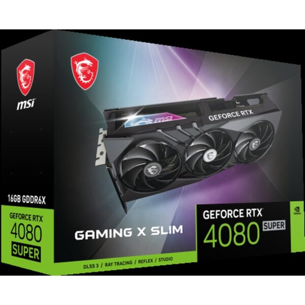 TARJETA GRAFICA MSI RTX 4080 SUPER 16GB GAMING X SLIM