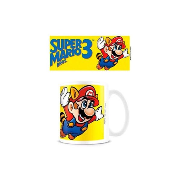 TAZA DESAYUNO SUPER MARIO (SUPER MARIO BROS 3) 11OZ/315 ML PYRAMID MG24885