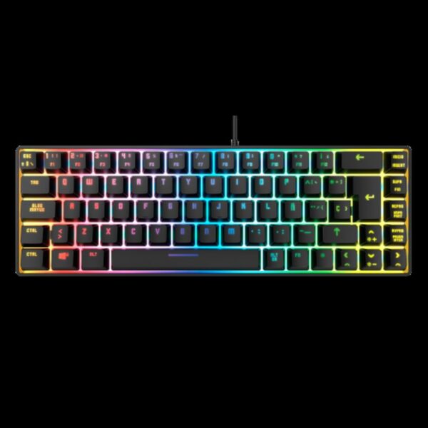 TECLADO MINI KROM KALISTA RGB MEMBRANA