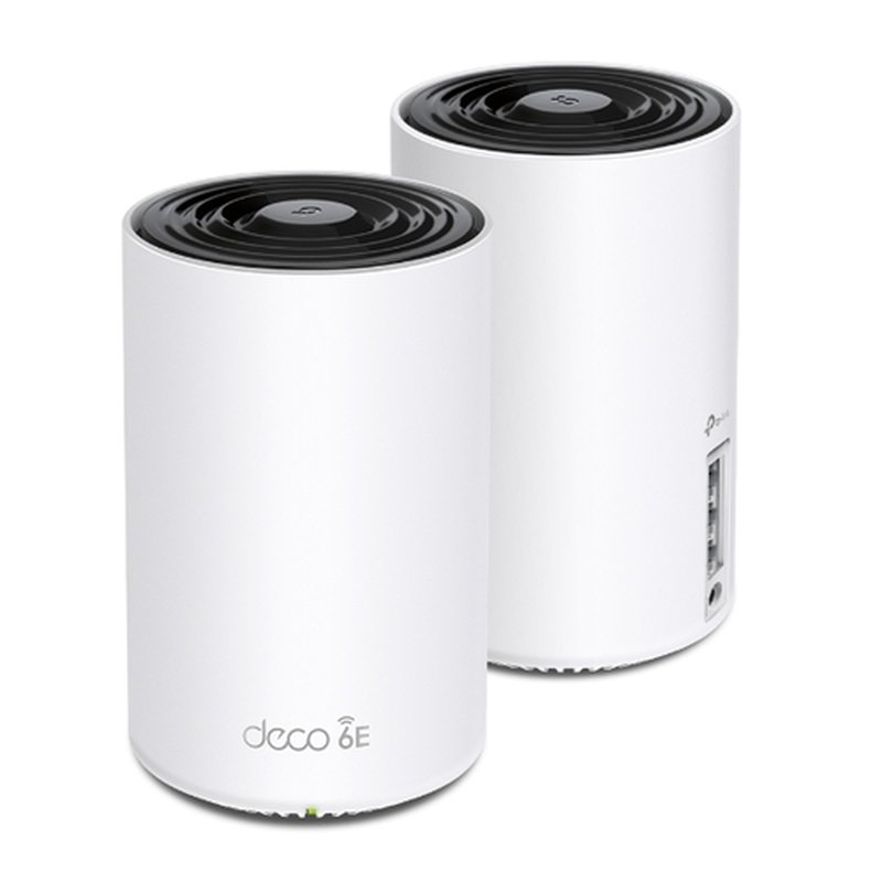 TP-Link Deco XE75 (2-pack) Tribanda (2.4 GHz / 5 GHz / 6 GHz) Wi-Fi 6E (802.11ax) Blanco 3 Interno - Imagen 2