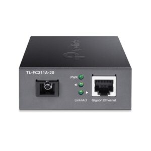 TP-Link TL-FC311A-20 convertidor de medio 1000 Mbit/s 1550 nm Monomodo Negro