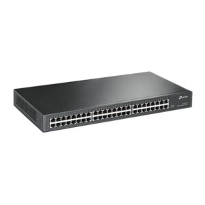 Alternative view of TP-Link TL-SG1048 switch No administrado Gigabit Ethernet (10/100/1000) 1U Negro