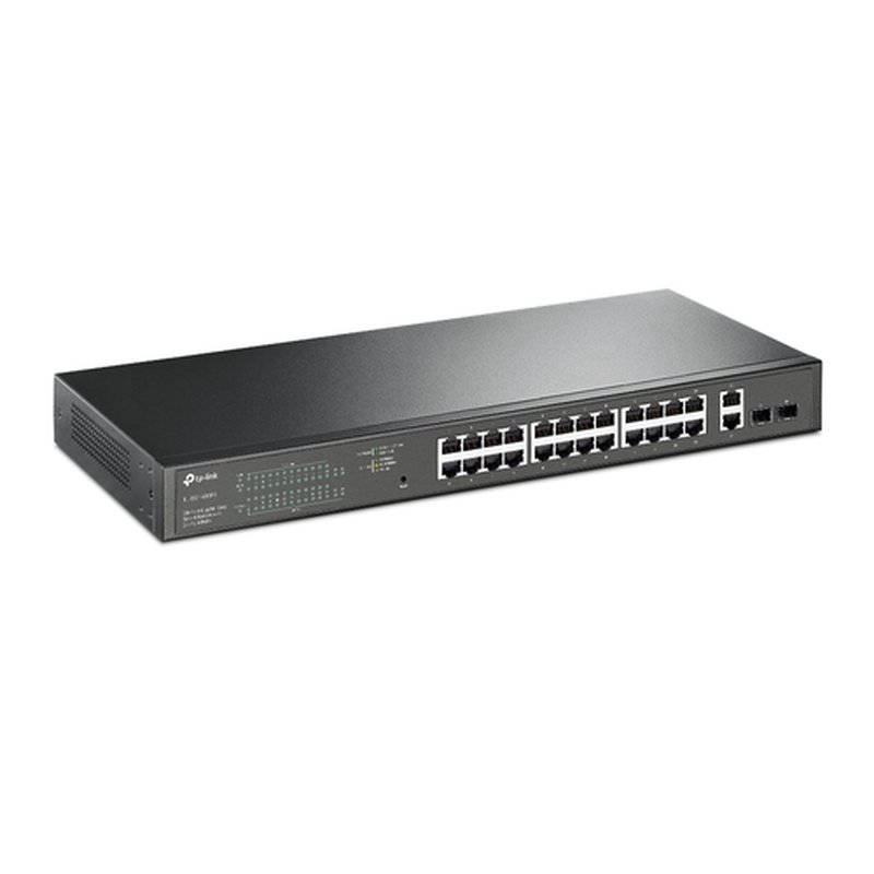 TP-Link TL-SG1428PE switch Gestionado L2 Gigabit Ethernet (10/100/1000) Energía sobre Ethernet (PoE) 1U Negro - Imagen 2