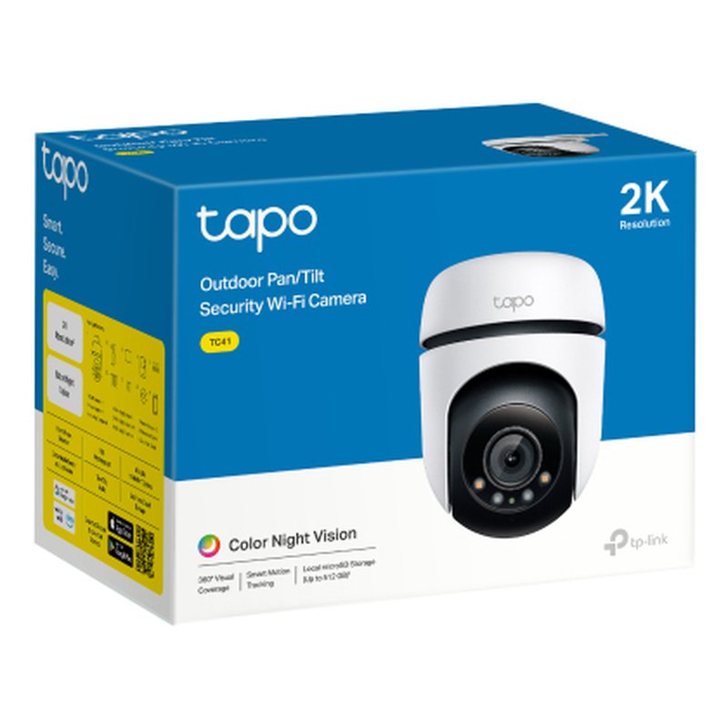 TP-Link Tapo TC41 cámara de vigilancia Almohadilla Cámara de seguridad IP Interior y exterior 2304 x 1296 Pixeles Techo/pared - Imagen 2