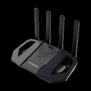 Alternative view of ASUS TUF-BE3600 router inalámbrico Gigabit Ethernet Doble banda (2,4 GHz / 5 GHz) Negro