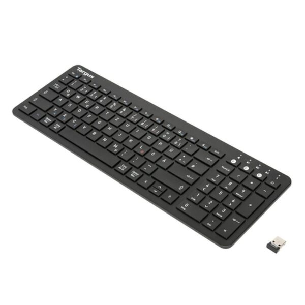 Targus AKB863DE teclado Bluetooth QWERTZ Alemán Negro