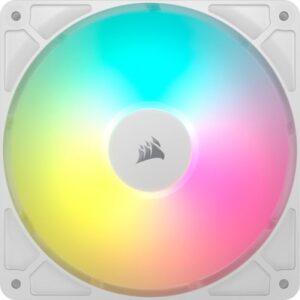 VENTILADOR CAJA CORSAIR RS ARGB Series 140 White 140mm ARGB Fan Single Pack CO-9050186-WW