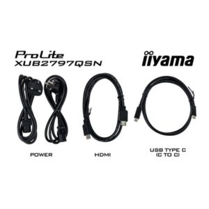 iiyama ProLite XUB2797QSN-W1 pantalla para PC 68,6 cm (27") 1920 x 1080 Pixeles Full HD LED Blanco