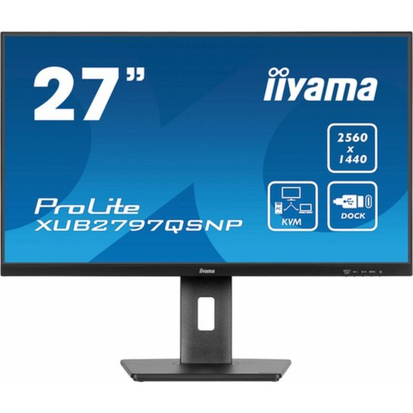 iiyama ProLite XUB2797QSNP-B1 pantalla para PC 68,6 cm (27") 2560 x 1440 Pixeles Wide Quad HD LED Negro