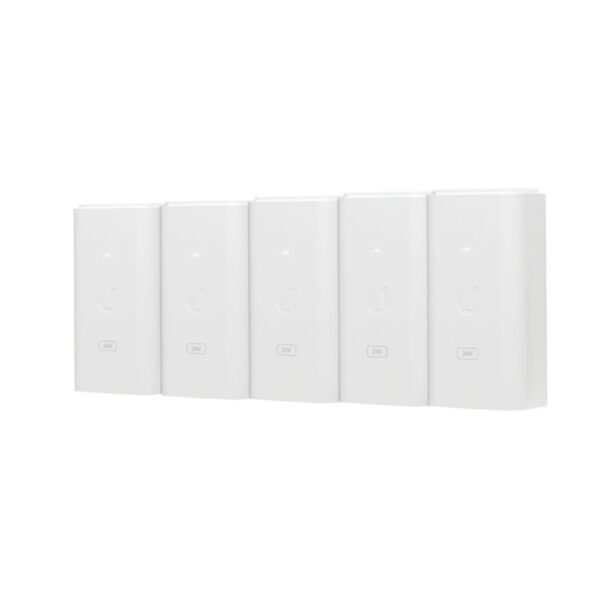 24V, .5A GIGA POE, WHITE, 5-PACK