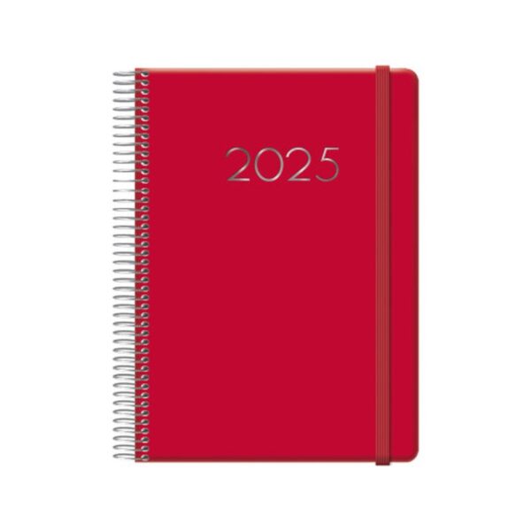 AGENDA 2025 DENVER DÍA PÁGINA 15 X 21 CM. COLOR ROJO DOHE 12719 - 25