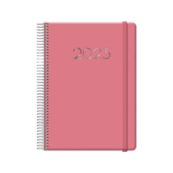 AGENDA 2025 DENVER DÍA PÁGINA 15 X 21 CM. COLOR ROSA DOHE 12723 - 25