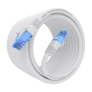 Alternative view of AISENS Cable De Red Latiguillo RJ45 Cat.6 UTP AWG26 CCA, Blanco, 10 m
