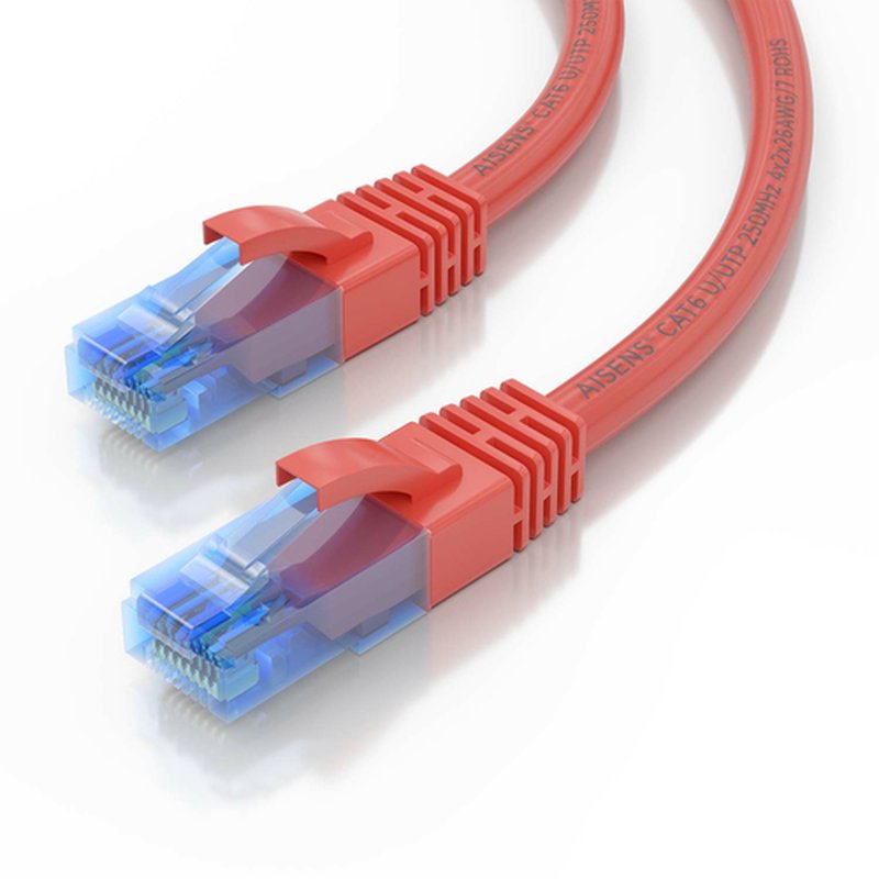 AISENS Cable De Red Latiguillo RJ45 Cat.6 UTP AWG26 CCA, Rojo, 5.0 m AISENS Cable De Red Latiguillo RJ45 Cat.6 UTP AWG26 CCA, Rojo, 5.0 m - Imagen 3