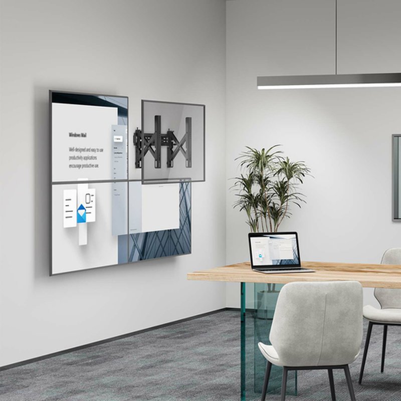 AISENS Soporte para Videowall Nivelable y Función Pop-Out para Tv 70Kg de 37-70, Negro AISENS Soporte para Videowall Nivelable y Función Pop-Out para Tv 70Kg de 37-70, Negro - Imagen 5