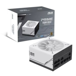 ASUS Prime 750W Gold ( AP-750G ) unidad de fuente de alimentación 20+4 pin ATX ATX Negro, Blanco