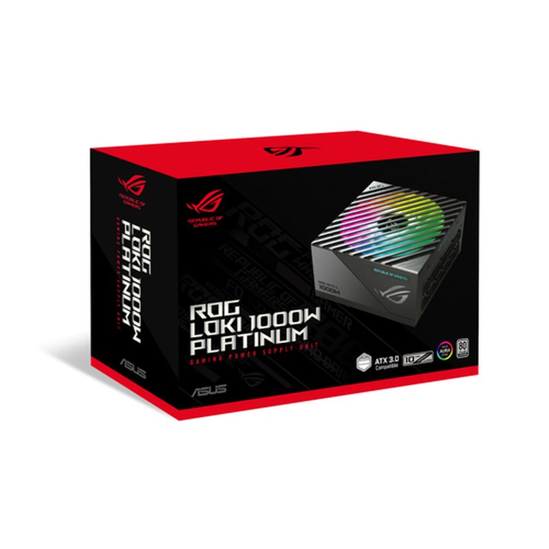 ASUS ROG Loki SFX-L 1000W Platinum unidad de fuente de alimentación 24-pin ATX Negro, Plata - Imagen 12