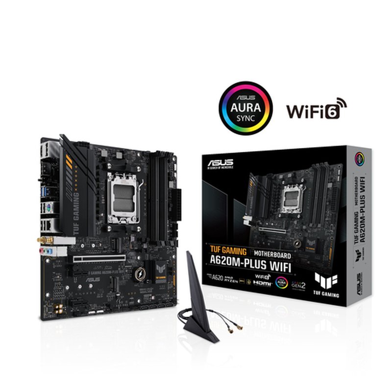 ASUS TUF GAMING A620M-PLUS WIFI AMD A620 Zócalo AM5 micro ATX - Imagen 9