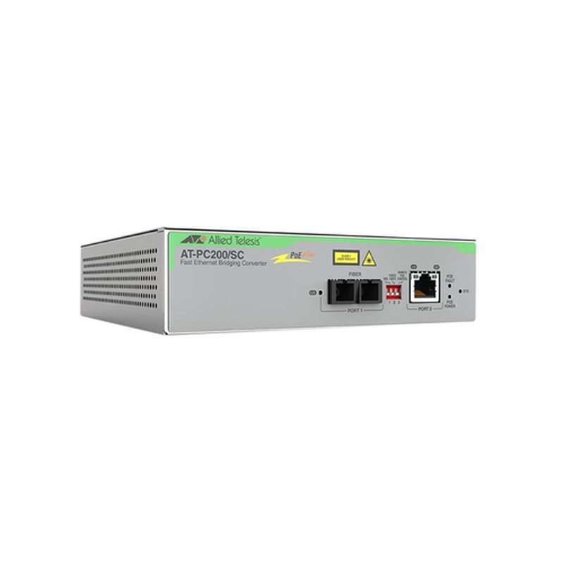 Allied Telesis AT-PC200/SC-960 convertidor de medio 100 Mbit/s Gris