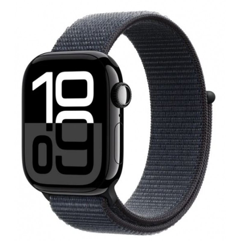 APPLE WATCH SERIES 10 GPS + CELL 42MM JET BLACK ALUMINIUM + CORREA INK SPORT LOOP