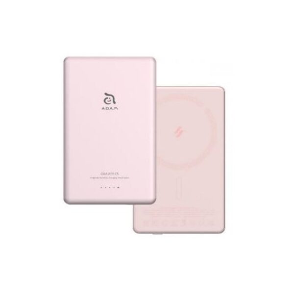 BATERIA EXTERNA ADAM MAGNETICA 5.000MAH ULTRA FINA PINK