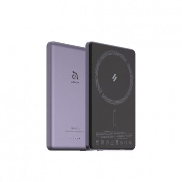 BATERIA EXTERNA ADAM MAGNETICA 5.000MAH ULTRA FINA PURPLE