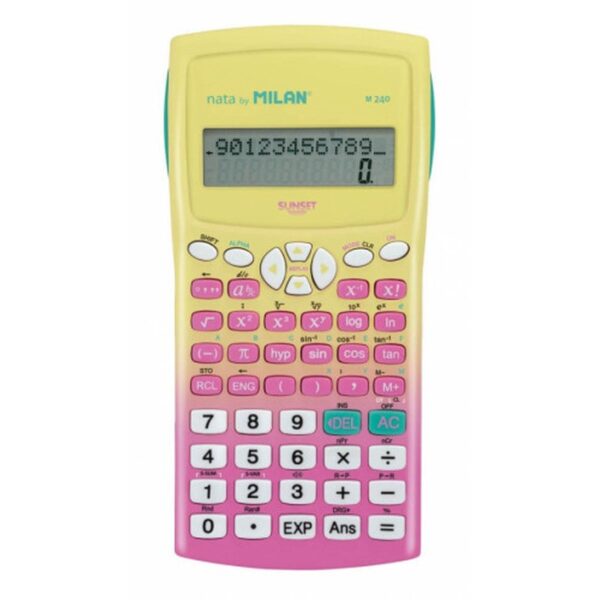 BLÍSTER CALCULADORA CIENTÍFICA M240 SUNSET ROSA NUEVO MILAN 159110SNPBL