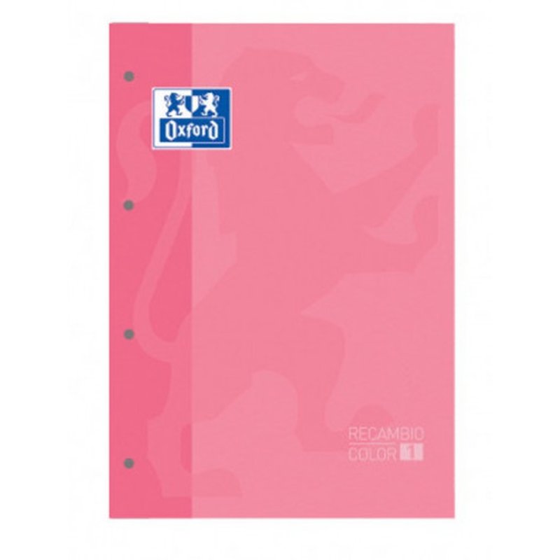 BLOC ENCOLADO COLOR 1 TAPA BLANDA A4+ 80 HOJAS 5X5 COLOR ROSA CHICLE  OXFORD 400123681 | PACK 5 UNIDADES