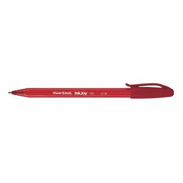 BOLIGRAFO INKJOY 100 1MM ROJO PAPERMATE S0957140 | PACK 50 UNIDADES